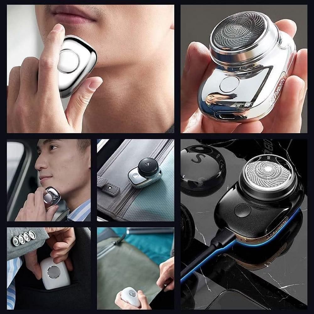 Next-Gen Mini Electric Shaver for Men - Rechargeable & Portable